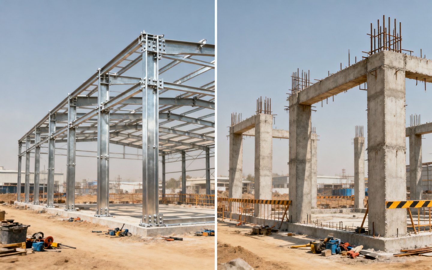 PEB vs Conventional RCC Construction: Which is Better for Industrial Projects?